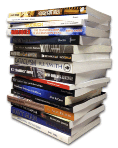 Stack of printed books